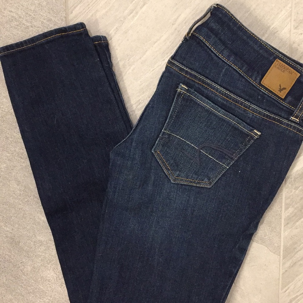 American Eagle Dark Skinny Jean Size 2